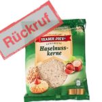 Aldi-Nord Rückruf Gemahlene Haselnusskerne