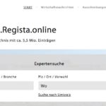 regista online schreibt bundesweit Unternehmen an