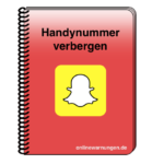 Snapchat Handynummer unterdrücken