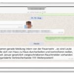 Whatsapp Rauchmelder-Kettenbrief