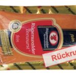 Rückruf Rügenwalder Teewurst wegen Salmonellen