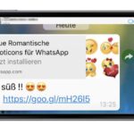 Kettenbrief Falle romantische Emoticons