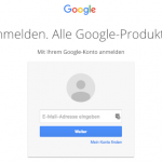 Google Passwort eingeben