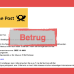 Deutsche Post Spam Betrug Abzocke 0900