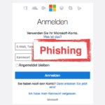 Microsoft Phishing-Mail Microsoft-Konto