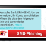 2018-03-15 SMS Phishing Deutsche Bank Konto gesperrt