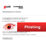 Landesbank Berlin LBB Phishing-Mails Spam