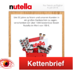 WhatsApp Nutella Box Kettenbrief