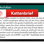 2018-08-23 WhatsApp Kettenbrief zu Ute Lehr ist Fake