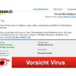 2019-01-21 Amazon Spam-Mail Virus Schadsoftware Bestellung Versand