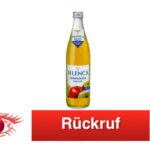 Rückruf Apfelschorle