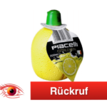 Rückruf Piacelli Zitronensaftkonzentrat