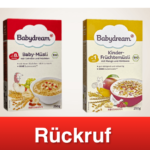 2019-02-22 Rückruf Rossmann Babydream Müsli Kinder