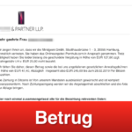 2019-02-25 Mahnung Abmahnung Spam Fake-Mail Mindgeek Gmbh pornohub Betrug