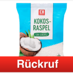 Rückruf Kaufland Kokosraspeln