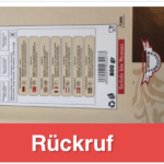 Rückruf Baklava Blätterteiggebäck