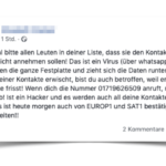 2019-04-25 Facebook Warnung vor Ute Lehr Fake Meldung