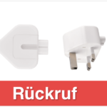 Rückruf Netzteilstecker Apple_titel