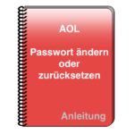 Anleitung AOL Passwort ändern oder zurücksetzen