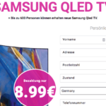 2019-08-04 Junk-Mail verspricht Samsung QLED TV und liefert Abofalle