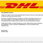 2019-08-12 DHL E-Mail Spam Ihre offene Rechnung