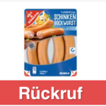 Rückruf Delikatess Schinkenwurst