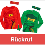 Rückruf Ernsting's Family Lego Shirts