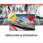 2019-09-13 500 Euro Gutschein Deutsche Bahn per E-Mail