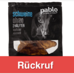 Rückruf Netto Hundesnack Schweineohren Pablo