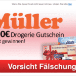 2020-01-07 Müller Drogerie Spam-Mails