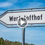 Schild Wertstoffhof